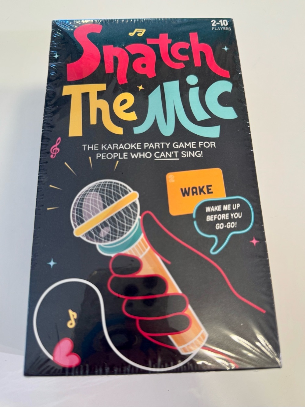 The Mic Karaoke Party Game - Black & Multicolor